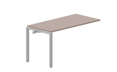 Стол 1380х680х750мм - приставной элемент STNPS147TRAL тортора алюминий