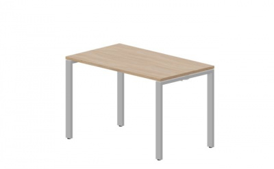 Стол 1180х680х750мм STNS127OWAL светлый дуб алюминий