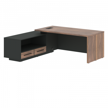 Стол руководителя с тумбой VRCT 2119(L) 2100х1900х750