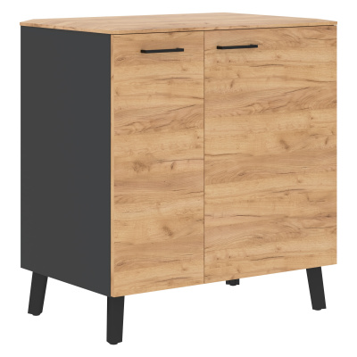 Тумба фриго-бар JGR 8655 Дуб Бофорд/Антрацит 860х550х940 JAY