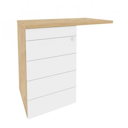 Тумба приставная (TIP-ON) (универсальная л/пр) O.TPU-4 TIP 842*460*750