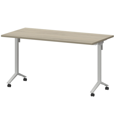 Стол мобильный складной МБ25-140.70 Кронберг/Белый 1400x700x750 Моби