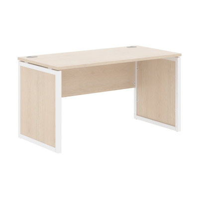 Стол прямой XQPST 147 Бук Тиара/Белый 1400х700х750 XTEN-QP