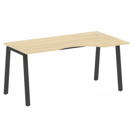 Metal System Стол криволинейный правый на А-образном м/к БА.СА-1 (R) 1600*9