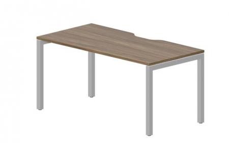 Стол 1580х780х750мм (с эргономичным вырезом) Стол 1580х780х750мм (с эргономичным вырезом)