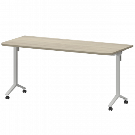 Стол мобильный складной радиусный МБ25-160.70Р 1600x700x750