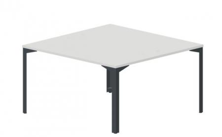 Составной стол на 2 рабочих места 138х136,6х75см (4 громмета) RY2TG147