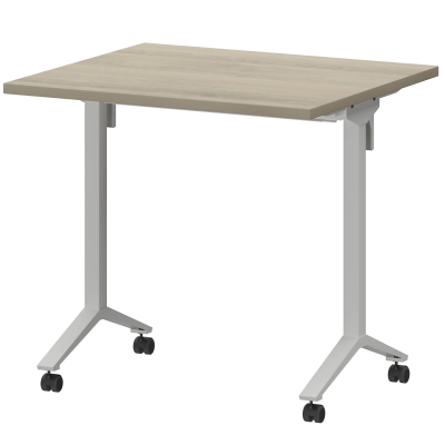 Стол мобильный складной МБ25-80.70 Кронберг/Белый 800x700x750 Моби