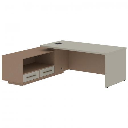 Стол руководителя с тумбой VCT 2119(L) 2100х1900х750