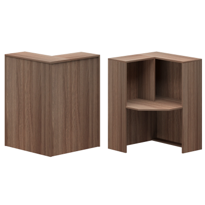 Стойка угловая левая А-555.60 Темный шимо xx Ресепшн