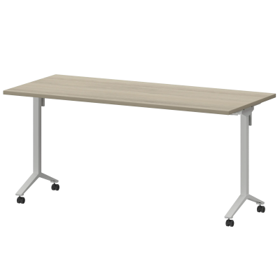 Стол мобильный складной МБ25-160.70 Кронберг/Белый 1600x700x750 Моби