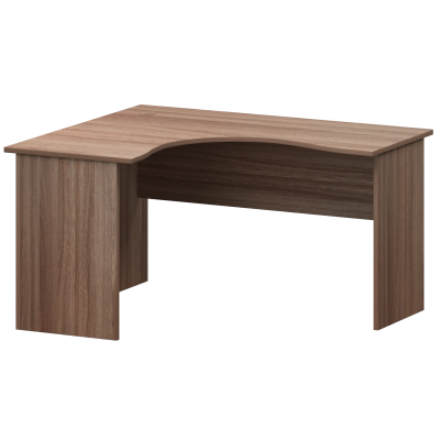 Стол компактный левый А-204.60.ЛВ Темный шимо 1400x1200x760 Арго