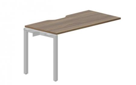 Стол 1380х680х750мм (с эргономичным вырезом) - приставной элемент Стол 1380х680х750мм (с эргономичным вырезом) - приставной элемент