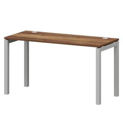 Стол на металлокаркасе СМС25-П-10К.60.Пр50 Таксония/Белый 1000x600x750 Смарт