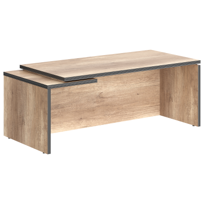 Стол руководителя TCT 209(L) дуб Каньон 2000х900х750 TORR