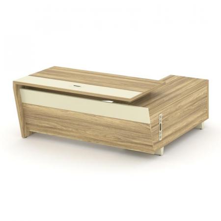 Стол руководителя с тумбой COR.SRT-18 (L) 1800*1800*750