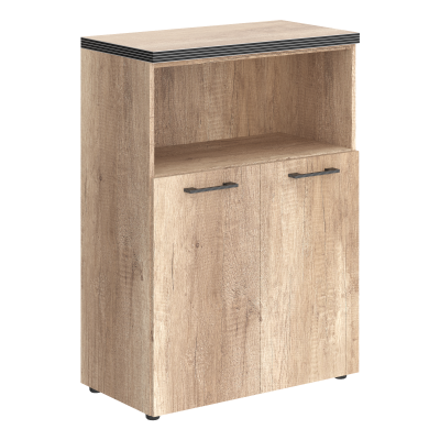 Шкаф с глухими малыми дверьми и топом TMC 85.3 Дуб Каньон 856х450х1203 TORR