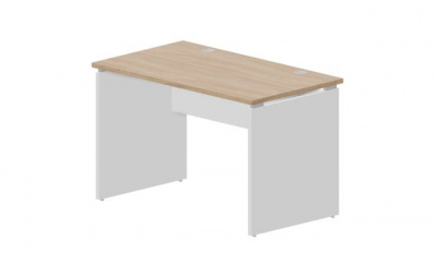 Стол 1180х680х750мм (2 громмета) DMNG127OWBL светлый дуб белый