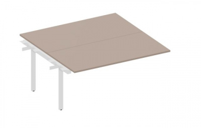 Cтол bench приставной 1600х1600х750мм (без отверстий) AW2TPS168TRBL тортора белый