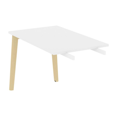 Onix Wood Direct Брифинг-приставка OW.BR-11 Белый Бриллиант/Дуб Светлый/Металл Белый 1180*720*750