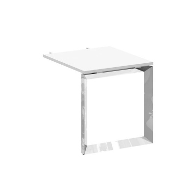 Onix Direct Lux Брифинг-приставка О-обр. м/к M-O.MO-BR-7 Белый Бриллиант/Нержавеющая Сталь/Хром 780*