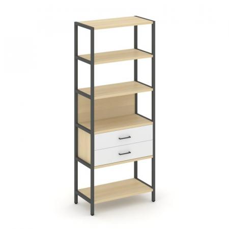 Shelf System Односекционный стеллаж пятиярусный с ящиками SN.STM-512 81