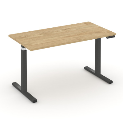Move up Стол электроподъемный MV.SE-3.7 Тиквуд Светлый/Металл Антрацит 1380*720*720-1190