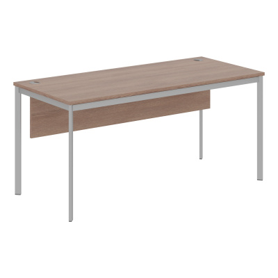 Стол письменный СП-4SD Ясень Шимо/Алюминий 1600х720х755. IMAGO-S