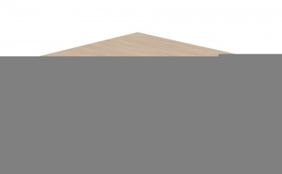 Составной стол на 2 рабочи0х места 1580х156,60х750мм (2 эргономичны0х выреза) RY2TV168OWAN светлый дуб антрацит