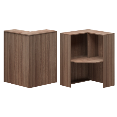 Стойка угловая правая А-556.60 Темный шимо xx Ресепшн