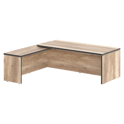 Стол руководителя TCT 2220(L) дуб Каньон 2200х2000х750 TORR