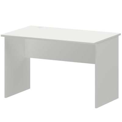 Стол с кабель каналом слева А-002.К.ЛВ Белый 1200x730x760 Арго