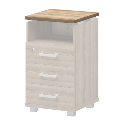 Крышка тумбы НТ-320.45 Дуб сафари 438x444x25 Аргентум