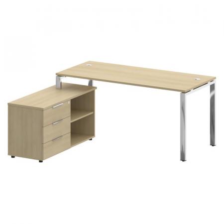 Стол руковод. с тумбой БГ.СРТ-4.7 (L) 1700*1520*750