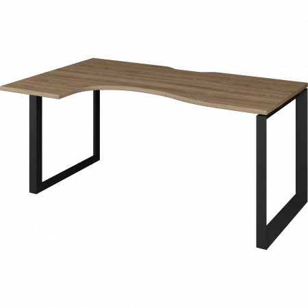 Стол эргономичный левый на металлокаркасе НТМП.О-040.ЛВ 1400x1000x750