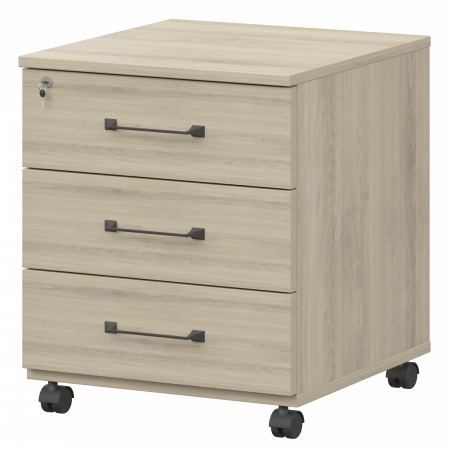 Тумба мобильная с центральным замком К-923 434x470x600