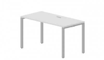 Стол 1380х680х750мм (металлический аутлет) STNL147BLAL белый алюминий