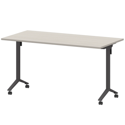 Стол мобильный складной МБ22-140.70 Ясень шимо/Антрацит 1400x700x750 Моби