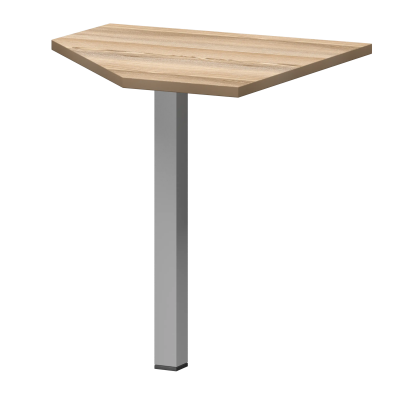 Приставка НТ-700 Дуб сафари 730x730x25 Аргентум