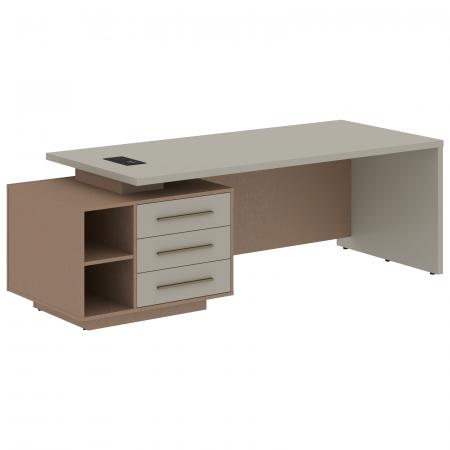 Стол руководителя с тумбой VCT 2390(L) 2300х900х750