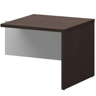 Бриф-приставка KZB-09 Дуб венге/Белый 900x900x750 Кортез