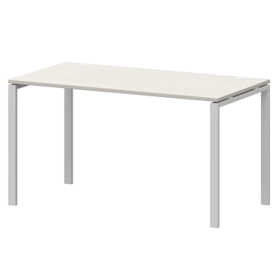 Стол на металлокаркасе АМ-500.60 Ясень шимо/Белый 1800x600x760 Арго-М