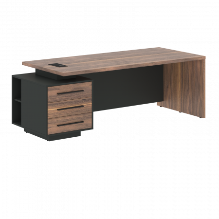 Стол руководителя с тумбой VRCT 2290(L) 2200х900х750