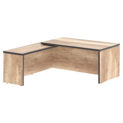 Стол руководителя TCT 1820(L) дуб Каньон 1800х2000х750 TORR