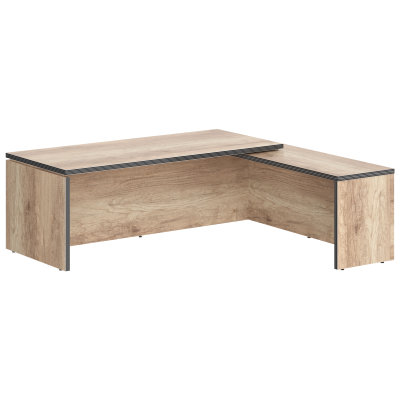 Стол руководителя TCT 2220(R) дуб Каньон 2200х2000х750 TORR