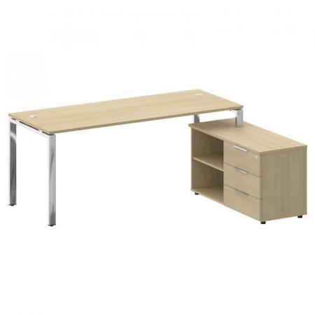 Стол руковод. с тумбой БГ.СРТ-5.7 (R) 1900*1520*750