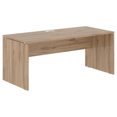 Стол прямой EDST 1780 Дуб Денвер светлый/Белый 1760х800х750 EDIS