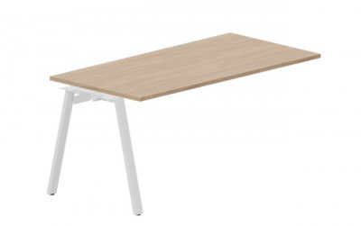 Стол 1580х780х750мм - приставной элемент ARNPS168OWBL светлый дуб белый