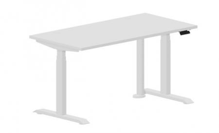 Стол регулируемой высоты 140х70х60.5-124.5см (2 громмета) MPG147