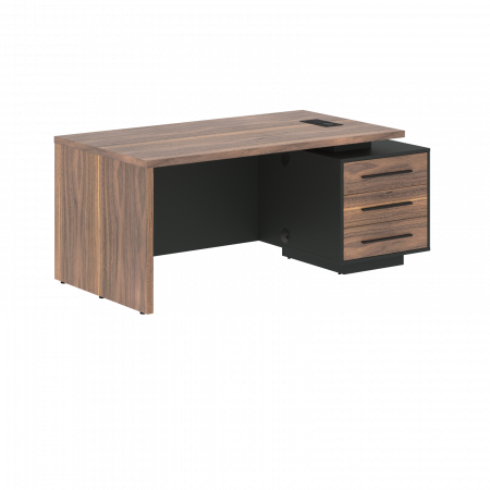 Стол руководителя с тумбой VRCT 1890(R) 1800х900х750